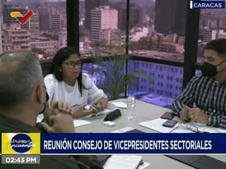 Consejo de Vicepresidentes Sectoriales evalúa líneas estratégicas del Plan de Gobierno 2022