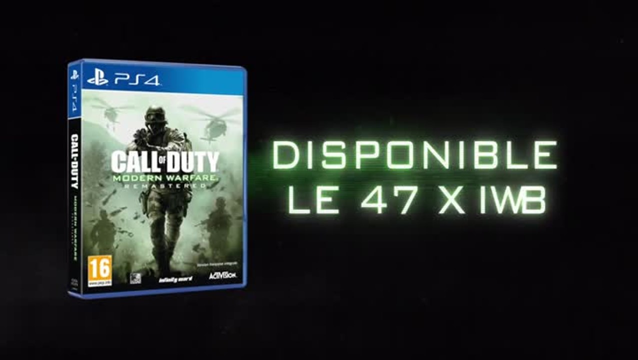 Call of Duty Modern Warfare Remastered PS4 téléchargement