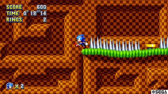 Sonic Mania : faux bug Green Hill Zone Acte 1