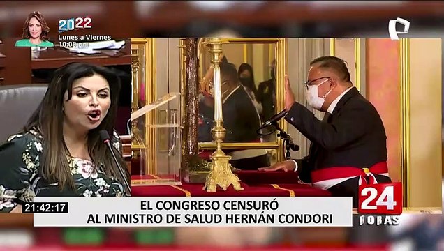Ministro de Salud, Hernán Condori tendrá que renunciar y dejar el cargo en 72 horas tras ser censurado