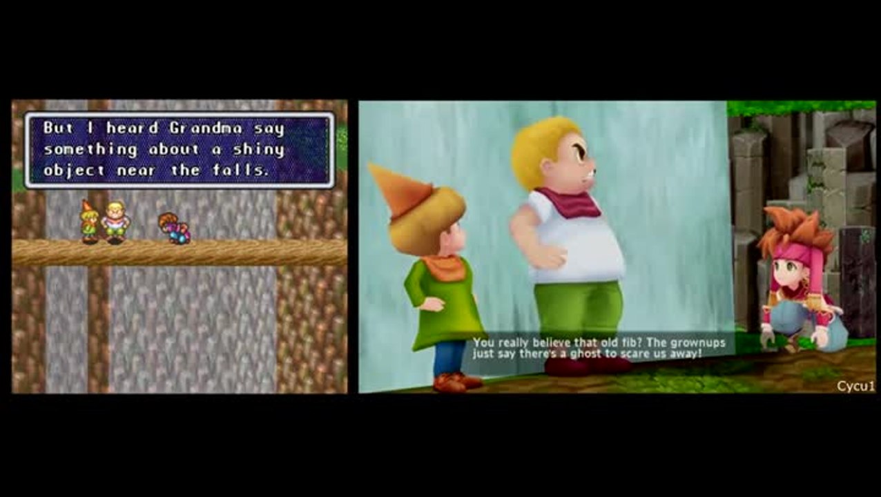 Secret of Mana Original Remake Comparaison