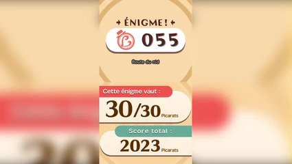 Solution de l'Enigme 055 de L'aventure Layton