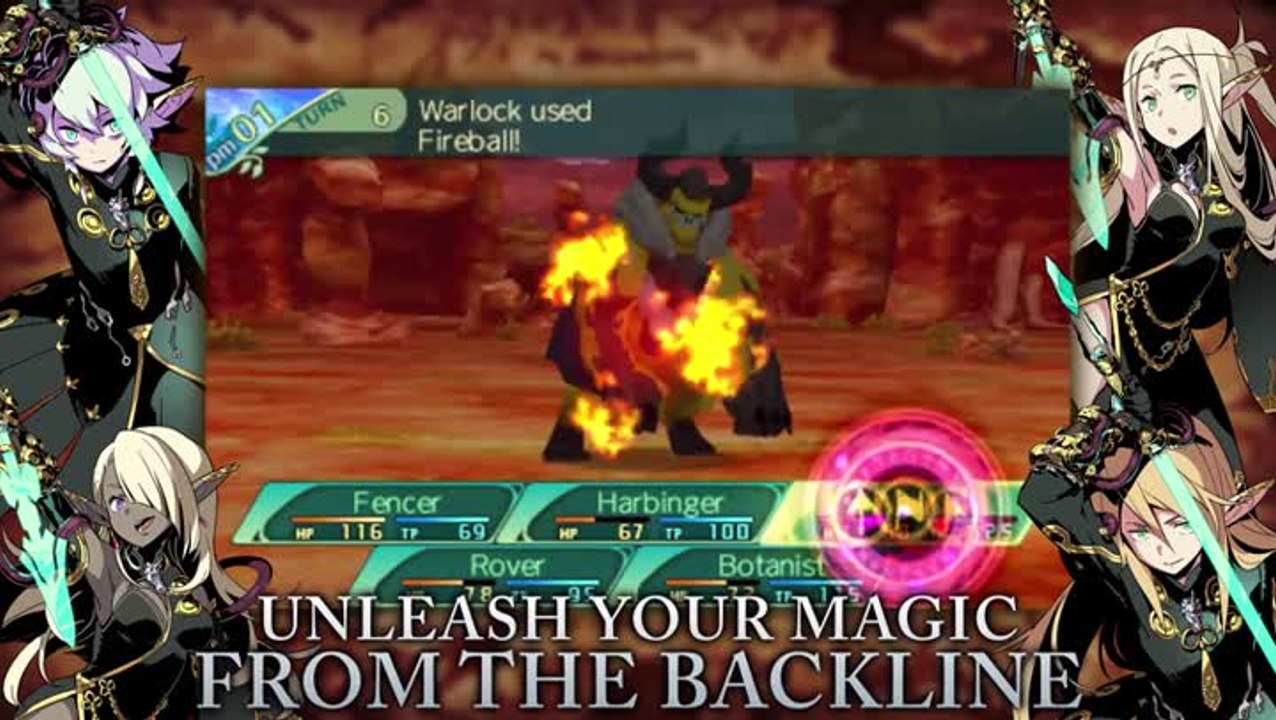 Etrian Odyssey V : Beyond the Myth - Warlock Class Trailer