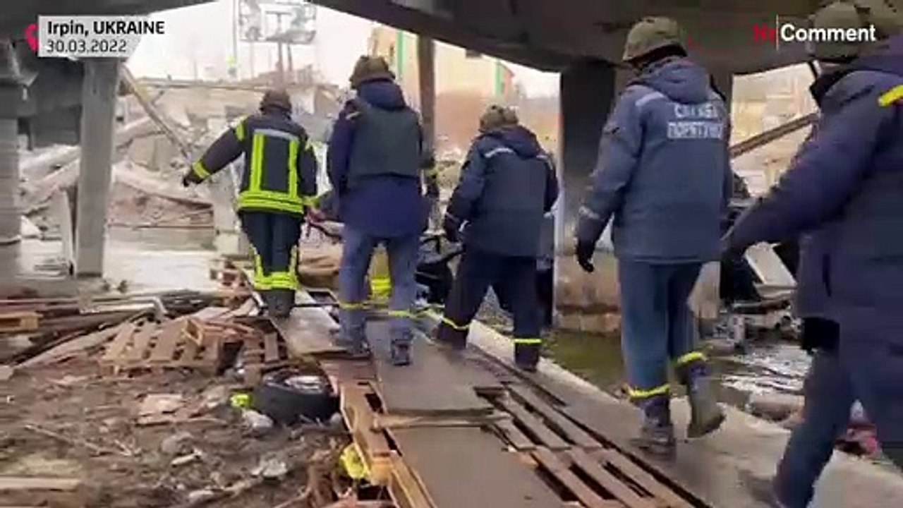 Zurückerobert, aber zerstört: Viele Tote in Irpin im Norden von Kiew