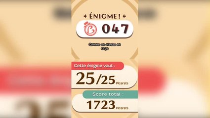 Solution de l'Enigme 047 de L'aventure Layton