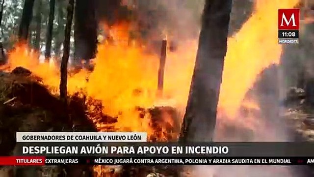 Coahuila y Nuevo León compartirán gastos para combatir incendio en Santiago