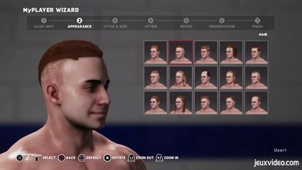 WWE 2K18 : Créer une Superstar à son image
