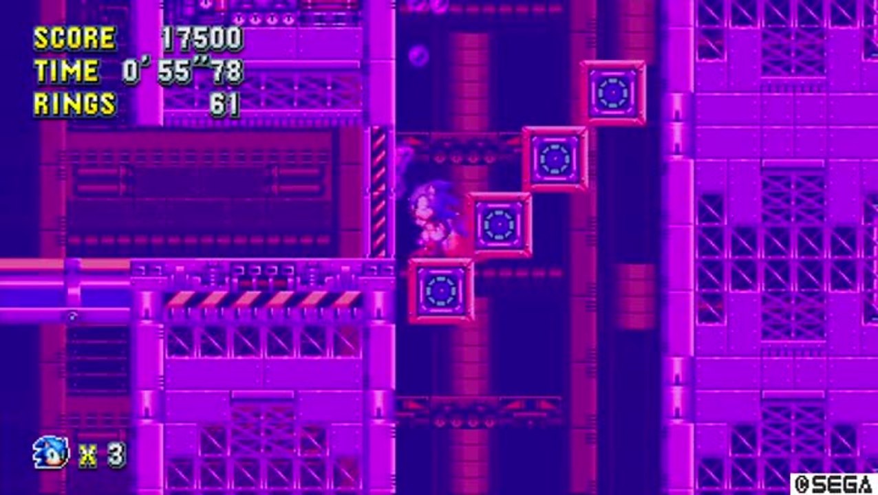 Sonic Mania : UFO rapide #2 de Chemical Zone Acte 1