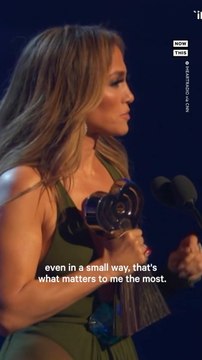 Jennifer Lopez Receives Icon Award at the 2022 iHeartRadio Music Awards