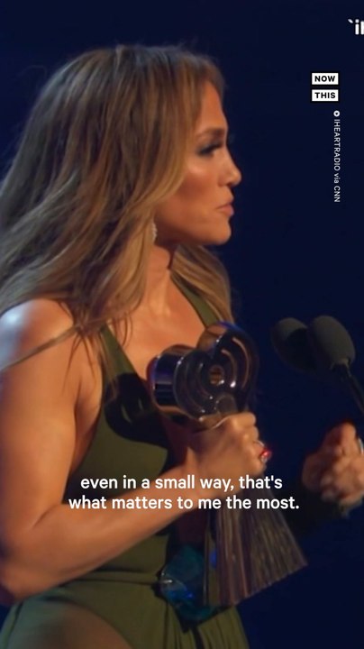 Jennifer Lopez Receives Icon Award at the 2022 iHeartRadio Music Awards