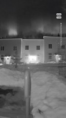 Northern Lights Caught on Doorbell Camera