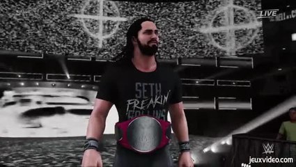 WWE 2K18 : Seth Rollins fait une entrée fracassante