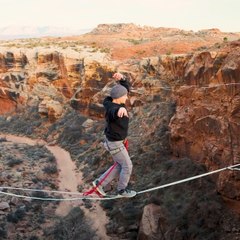 Thrillist Explorers: Moab Slackline