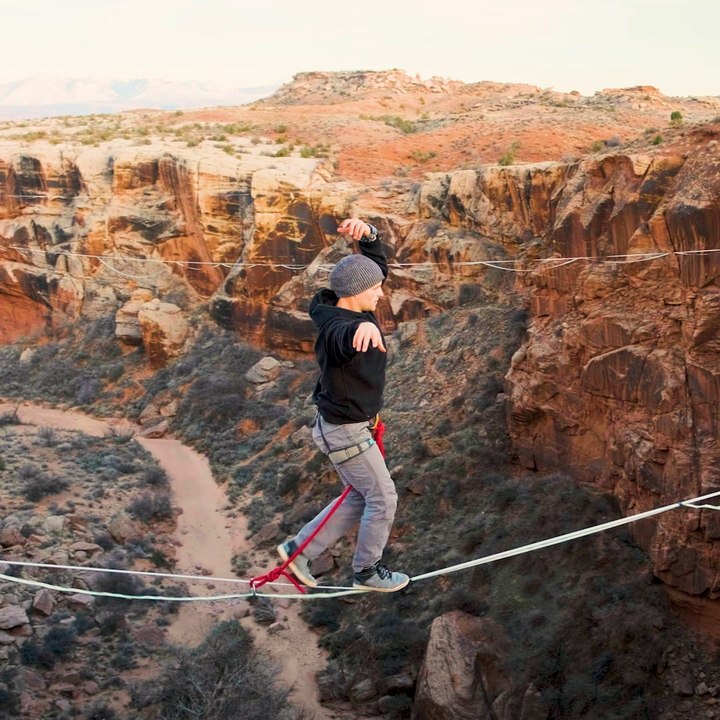 Thrillist Explorers: Moab Slackline