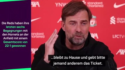 Klopp fordert "die beste Atmosphäre aller Zeiten"