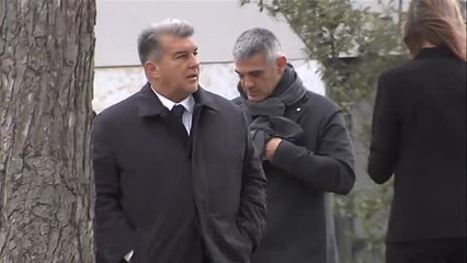 Laporta comparte mantel con el presidente del Eintracht de Frankfurt