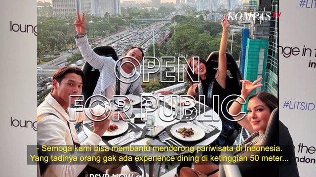 Lounge in The Sky Jakarta: Pengalaman Makan Malam di Ketinggian 50 Meter, Bisa untuk Buka Puasa!