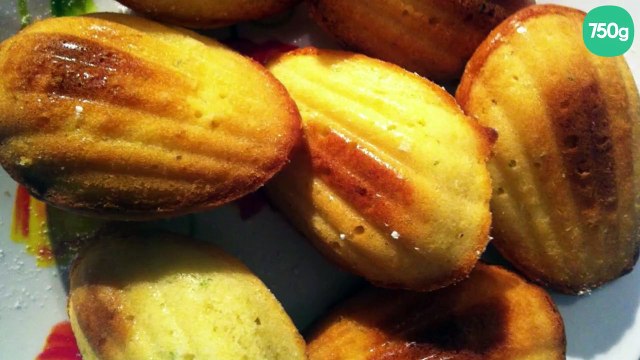 Madeleines citron vert et miel