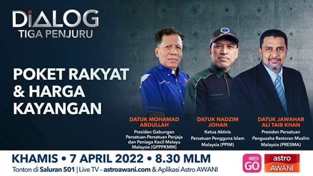 Dialog Tiga Penjuru: Poket Rakyat & Harga Kayangan
