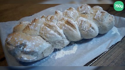 Pain à la farine blanche et seigle