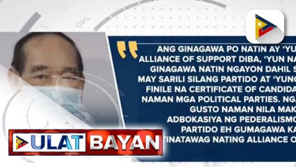 PFP Secretary General Lantion, sinabing marami na ang gustong lumipat sa kanilang partido