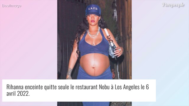 Rihanna enceinte : brassière et jupe sous le ventre, nouveau look marquant pour la future maman