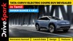 Tata Curvv Electric Coupe SUV Revealed | 500KM Range, Panoramic Sunroof, New Technology In Tamil