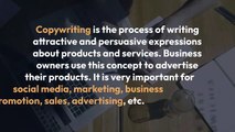Define Copywriting and its Components