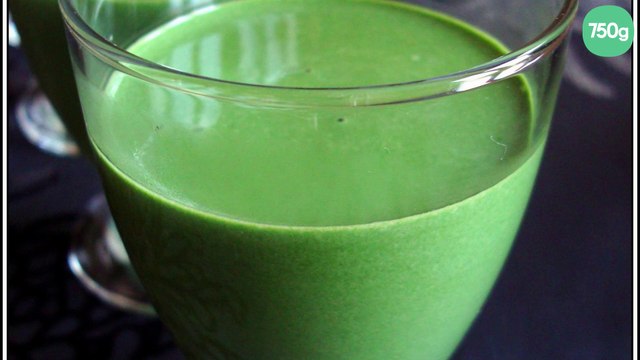 Velouté d'épinards à la vache qui rit