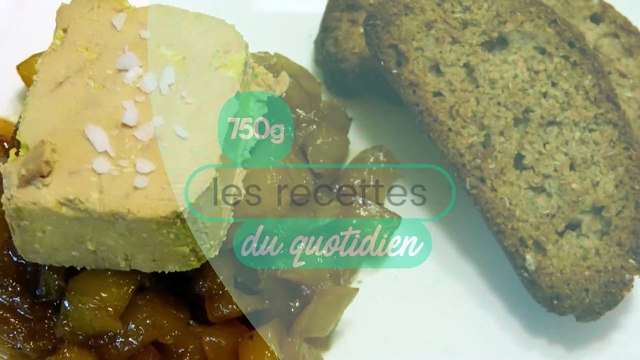 Foie gras de canard et son chutney ananas mangue