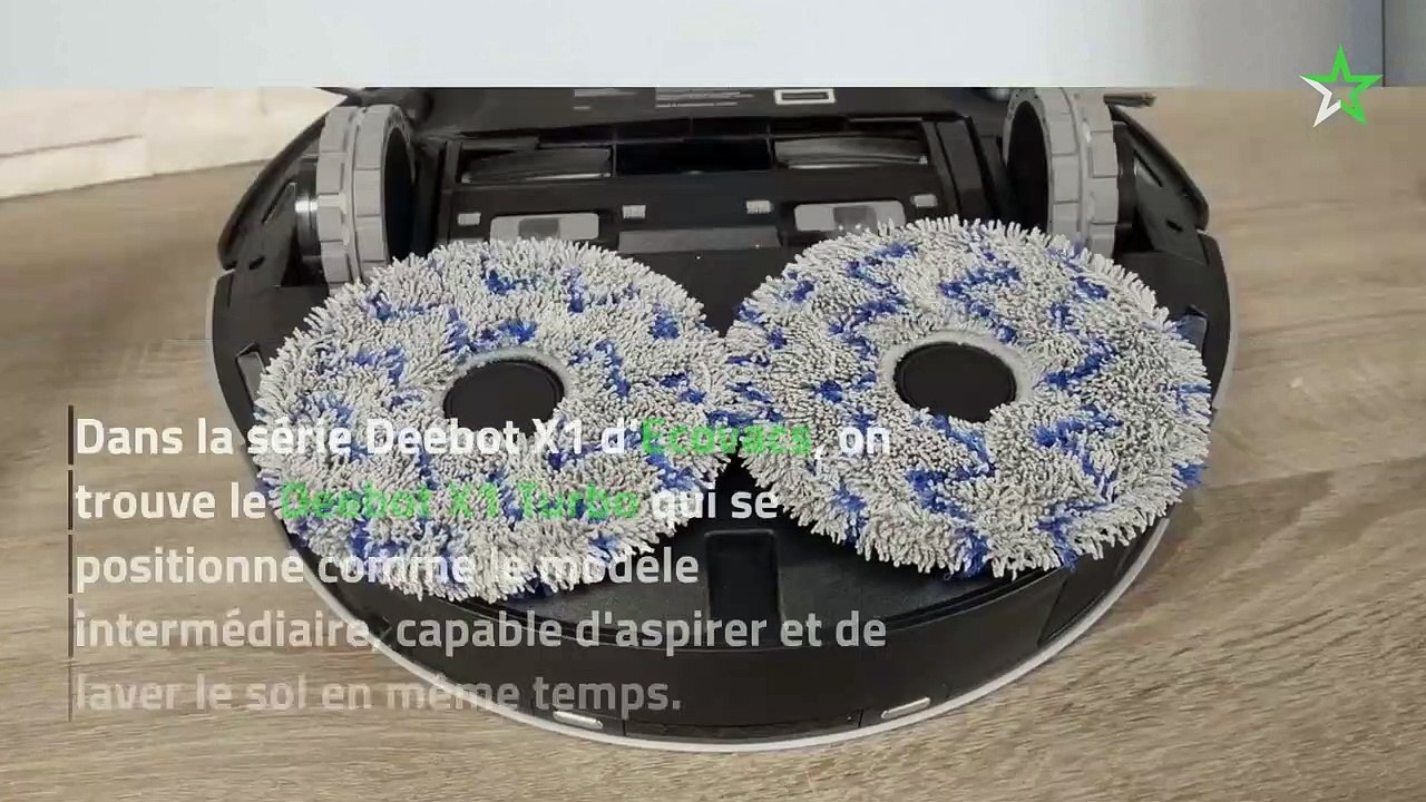 Test Ecovacs Deebot X1 Turbo : un aspirateur-robot laveur de sol plein d'options