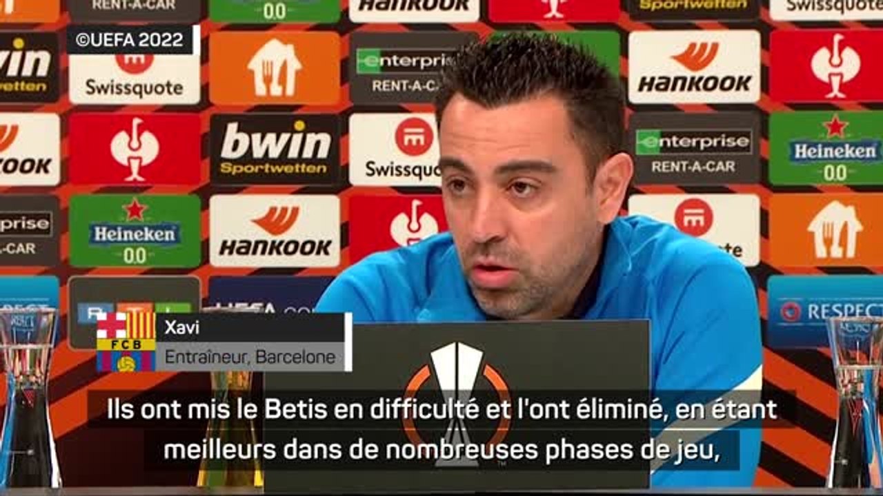 Quarts - Xavi : “Francfort est une très très bonne équipe"