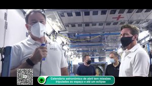 Calendário astronômico de abril tem missões tripuladas ao espaço e até um eclipse