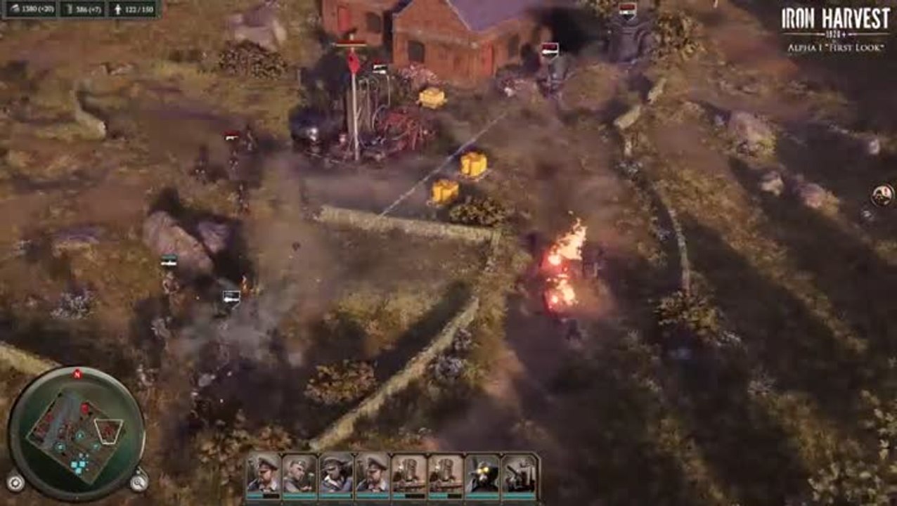 Iron Harvest trois minutes gameplay