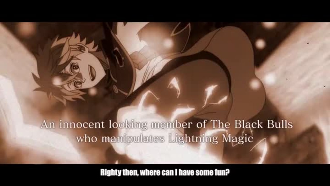 Black Clover Quartet Knights présentation de luck