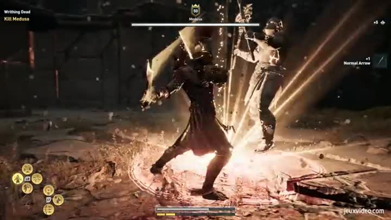 Assassin's Creed Odyssey - Combat contre la Méduse