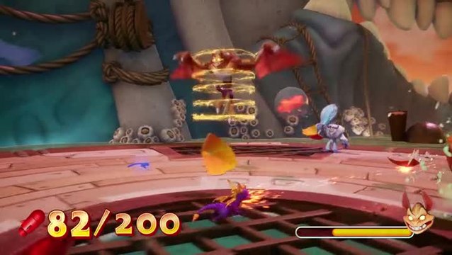 Spyro Year of The Dragon : Combat contre Scorch