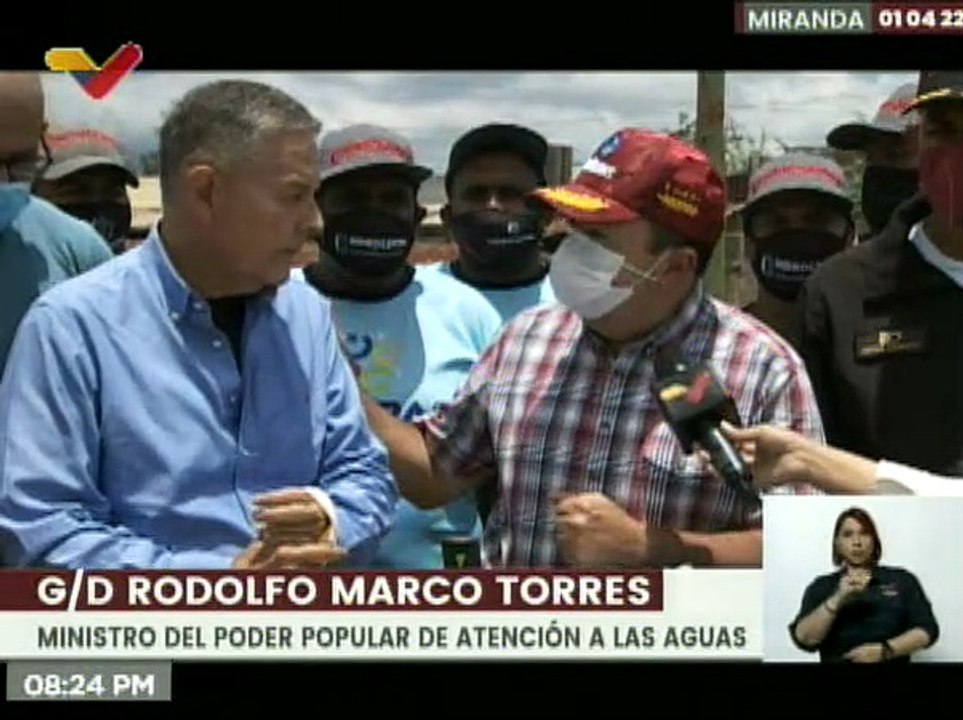 Insumos hídricos son entregados a los habitantes del Consejo Comunal "Montaña del Este" en Mariche