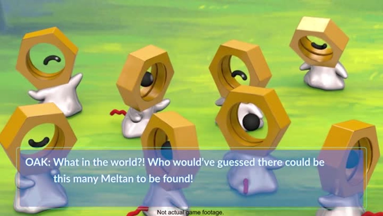 Pokemon Meltan Research Professeur Chen et Willow