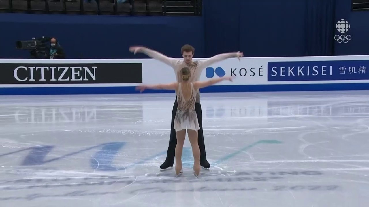 2022 Sofiia Holichenko & Artem Darenskyi Worlds SP Summary (Canadian Coverage) 720p