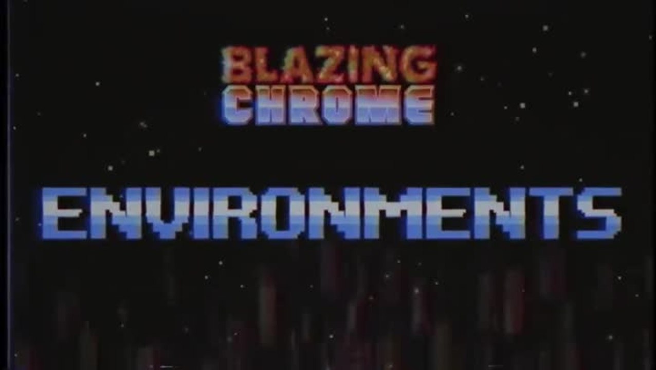 Blazing Chrome Environments Trailer