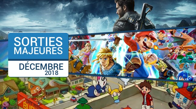 Les sorties majeures du mois de Décembre 2018