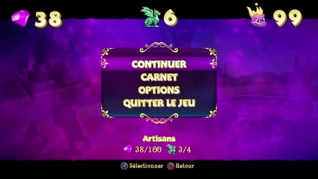 Spyro Reignited Trilogy : cheat code Spyro Noir