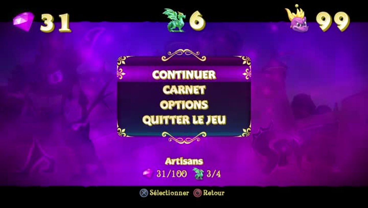 Spyro Reignited Trilogy : cheat code Spyro Grosse Tête