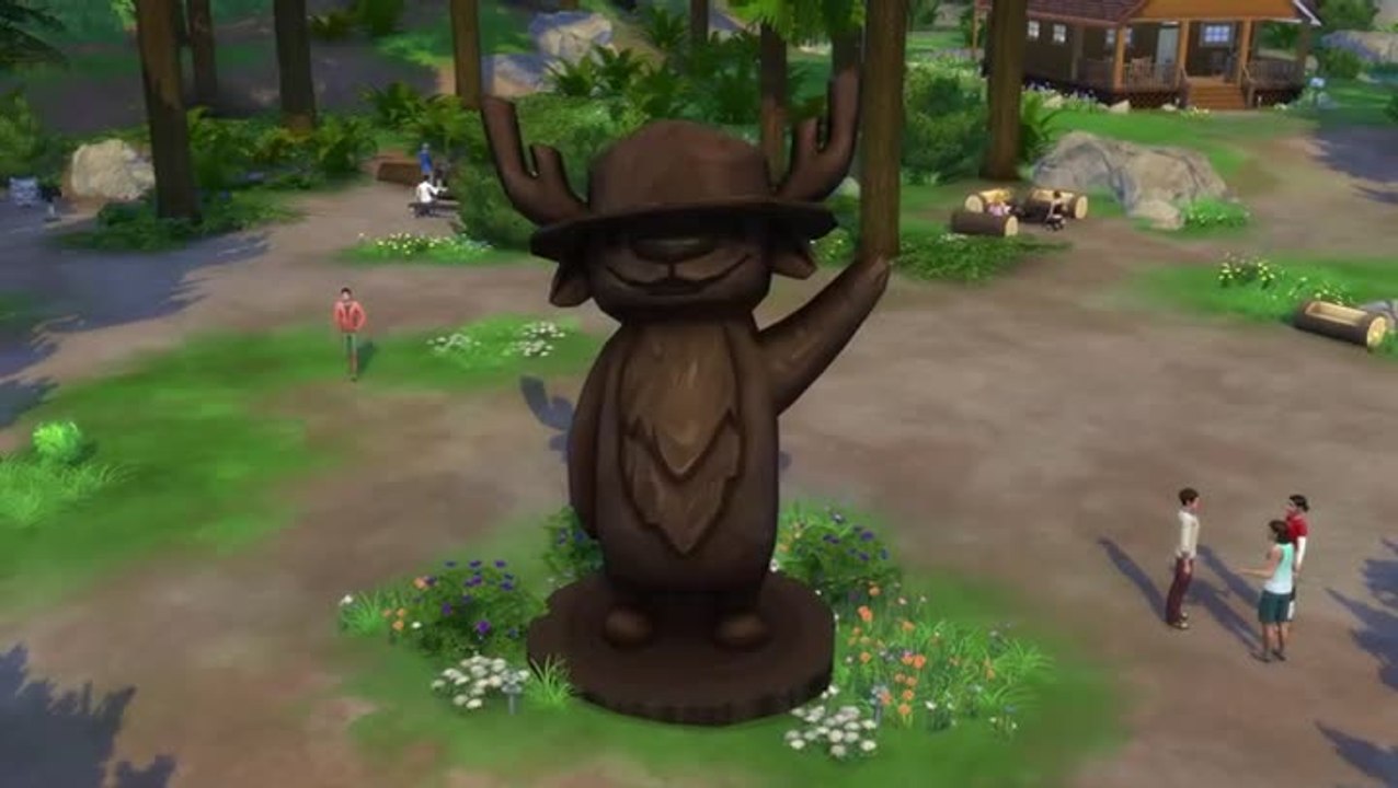 Les Sims 4 : en camping avec Destination Nature
