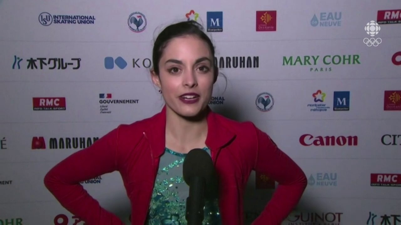 2022 Madeline Schizas Worlds Post-LP Interview (Canadian Coverage) 720p