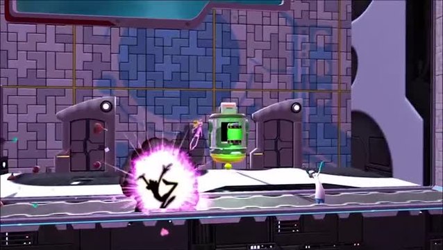 Ms. Splosion Man de mèche avec la Switch