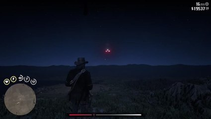 Un OVNI dans le ciel de Red Dead Redemption 2
