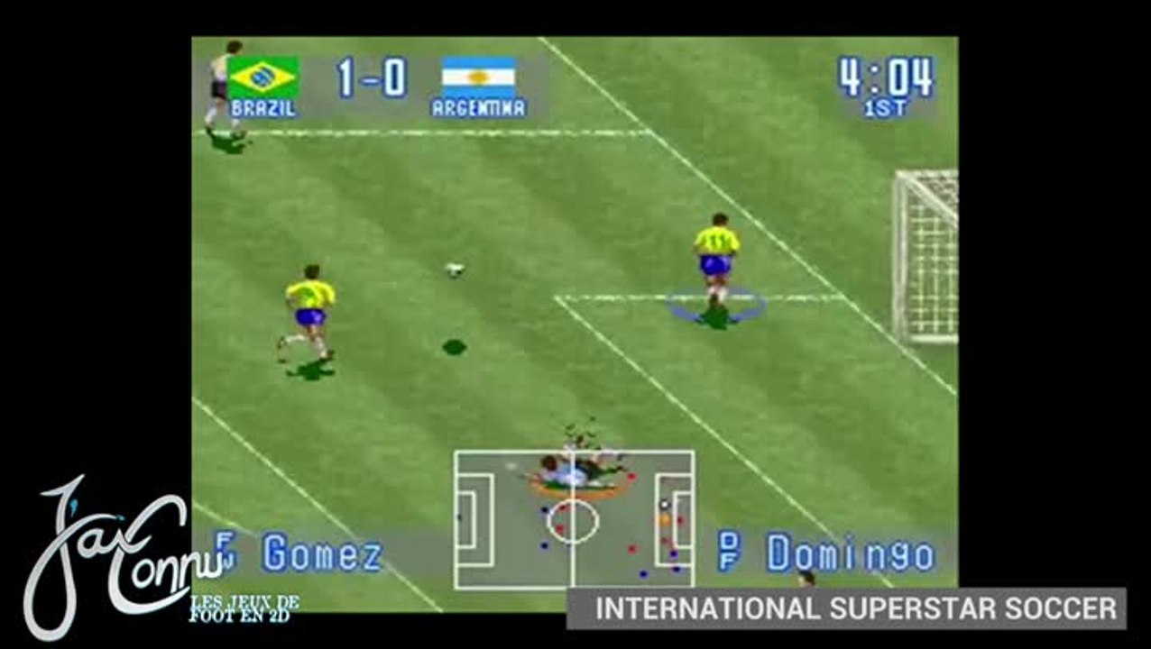 J'ai connu ... Les jeux de foot en 2D