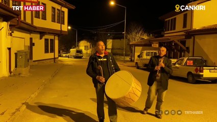 Çankırı'da maniler sokakları şenlendirdi